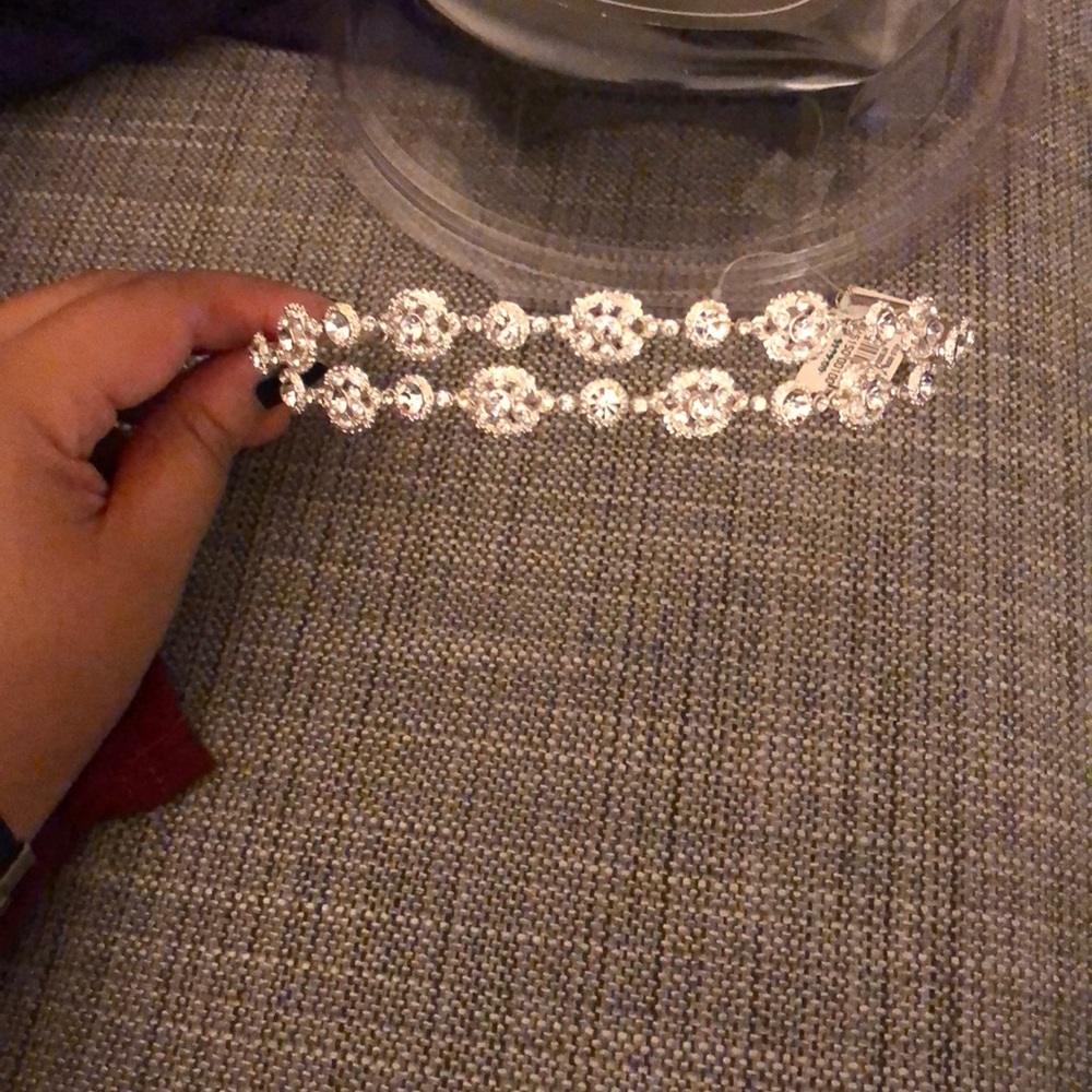 Bridal headband.